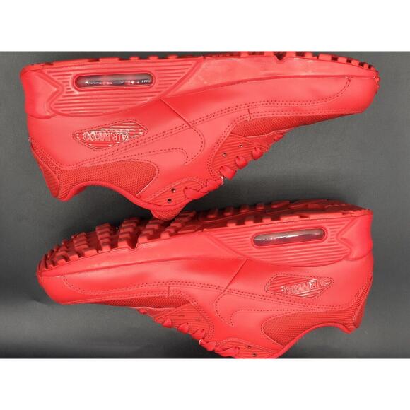 nike air max 90 mens size 10 mesh toe lace up red 931902-994 main image 8